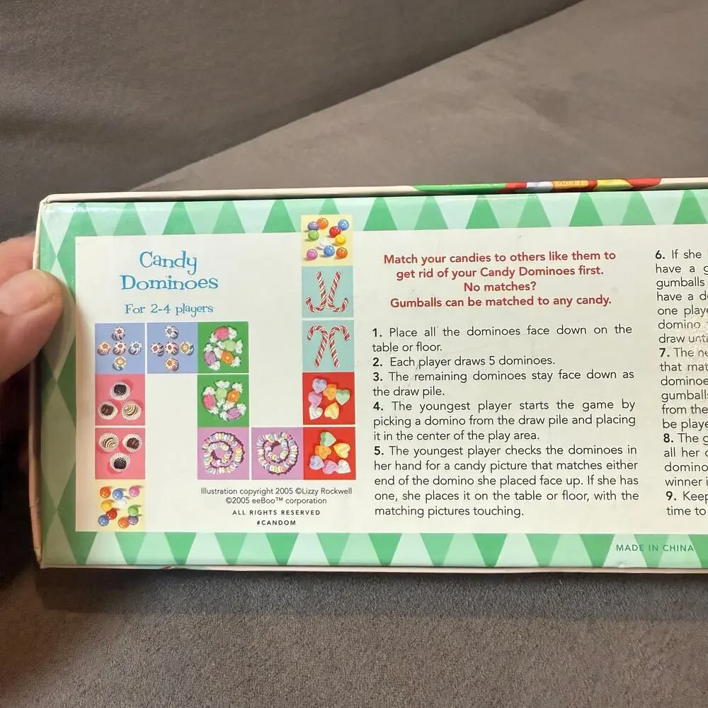 Eeboo Candy Dominoes Complete Rare Game Cute Toddler Preschool Kids - Picture 5 of 7